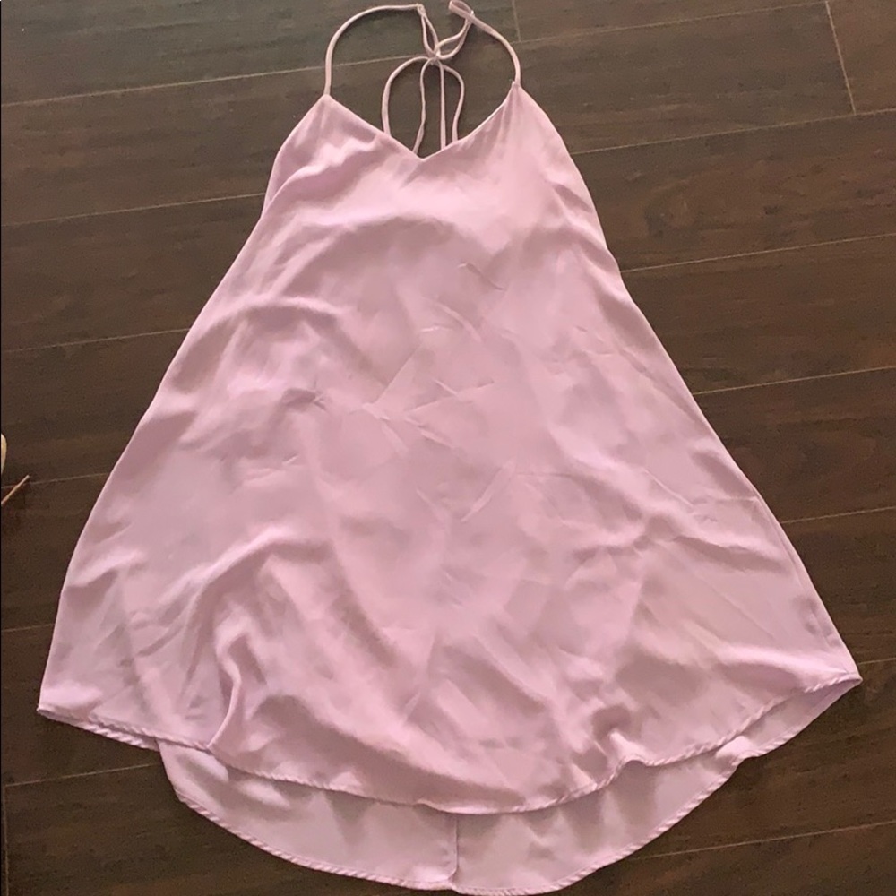 Lavender spaghetti strap dress